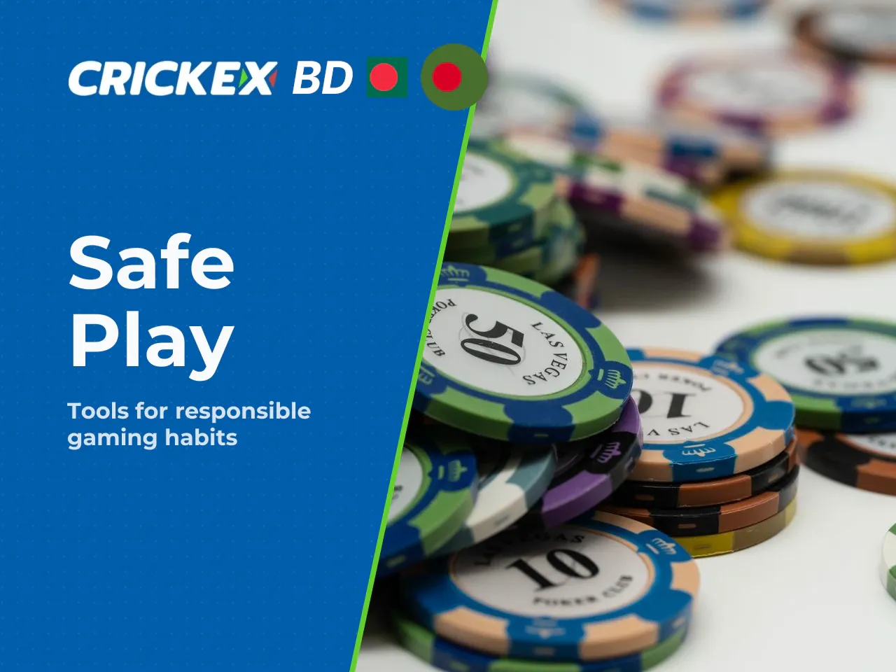 Responsible Gambling Tools. Crickex provides basic