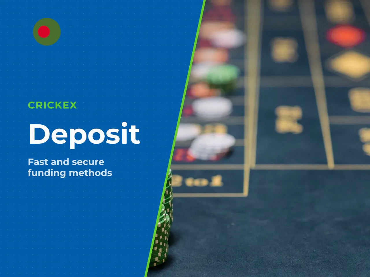 Crickex Deposit Payment Methods, Minimum Deposit