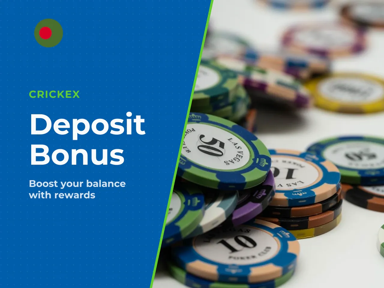 Deposit Bonus, Cashback and Free Bets