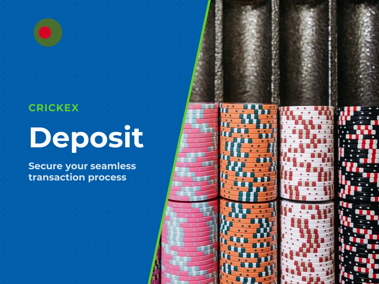Enter the Deposit Amount and Confirm
