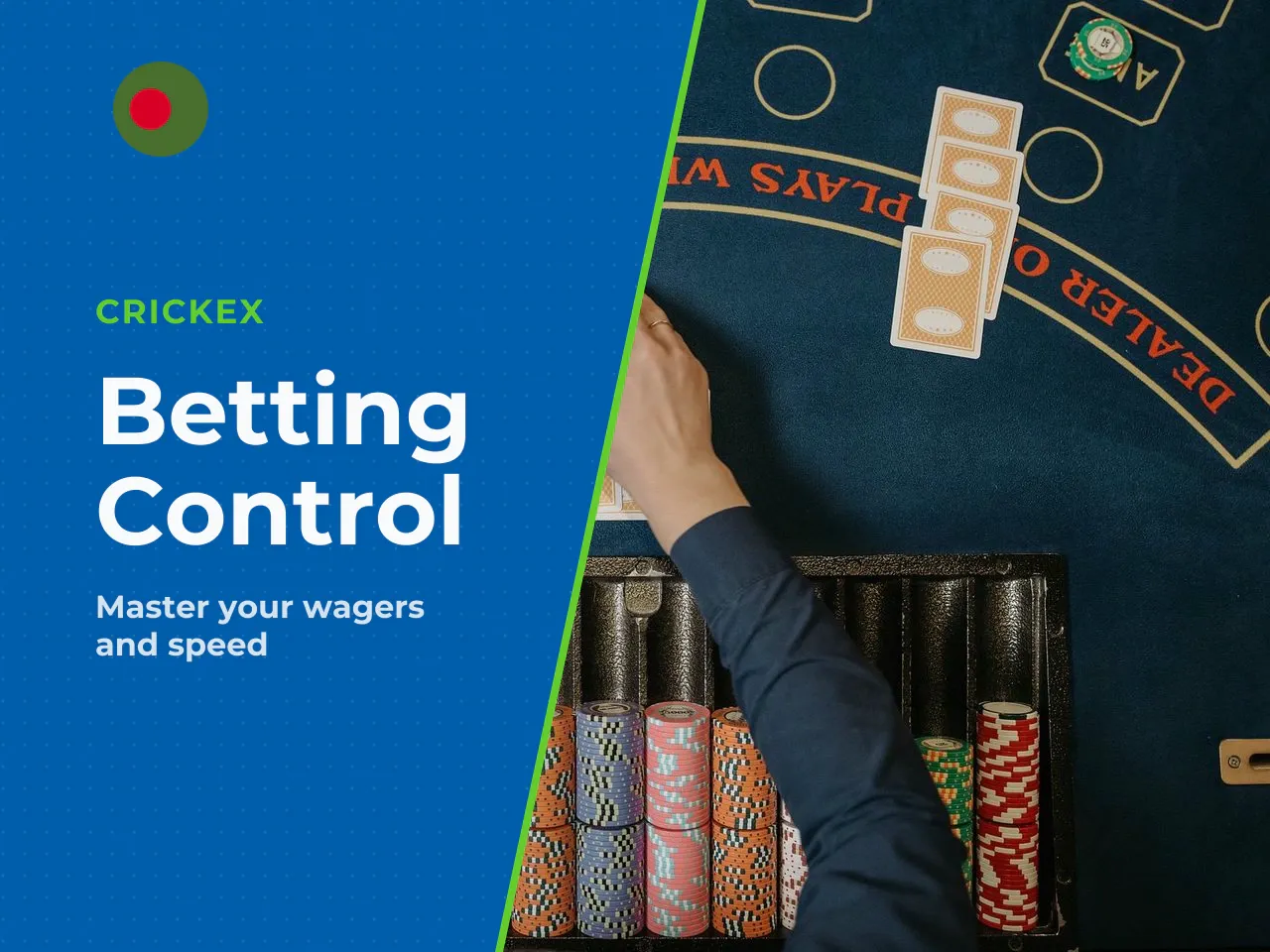 Setting the bet and starting a