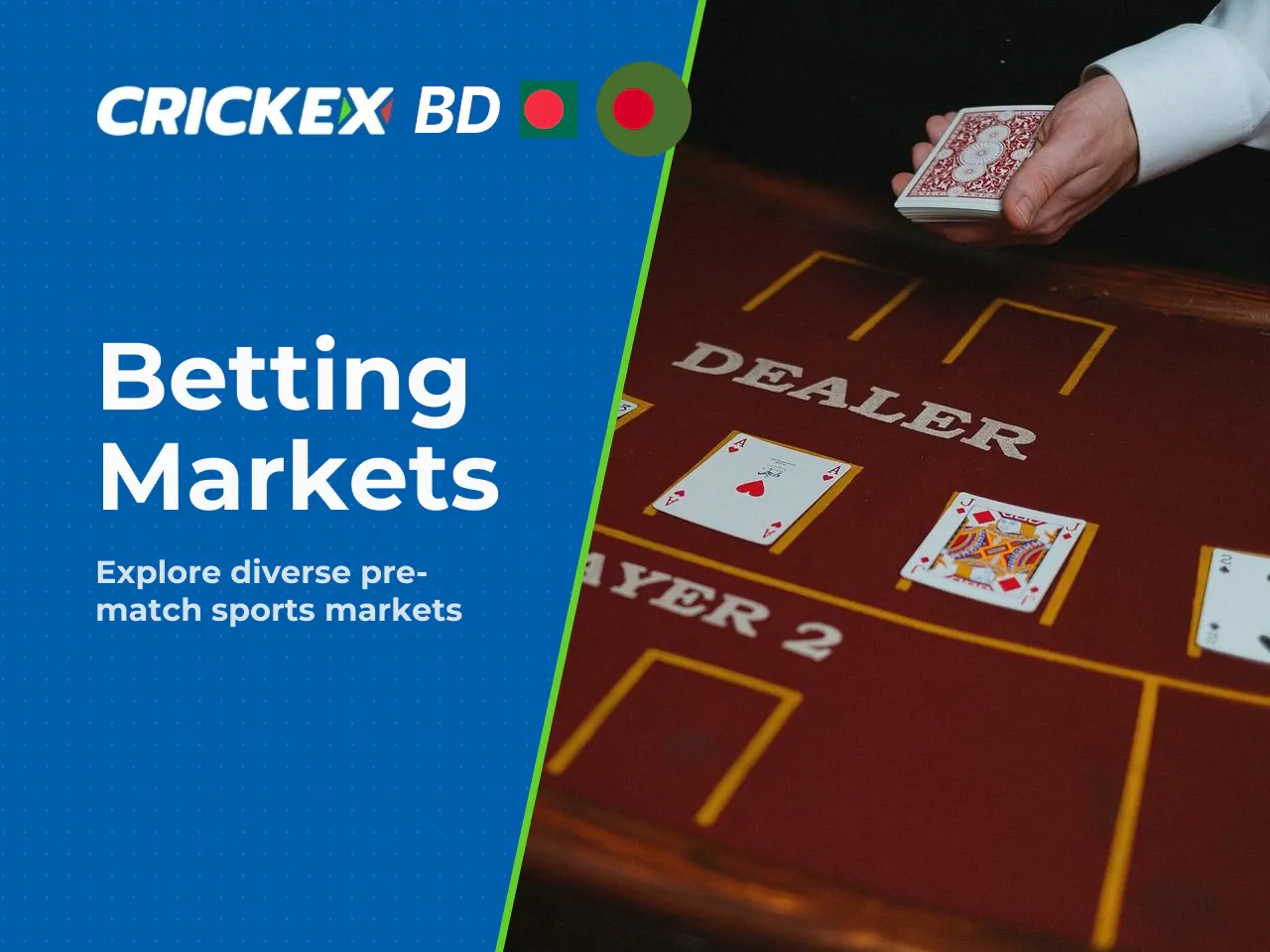 Crickex betting supports multiple formats. Pre-match